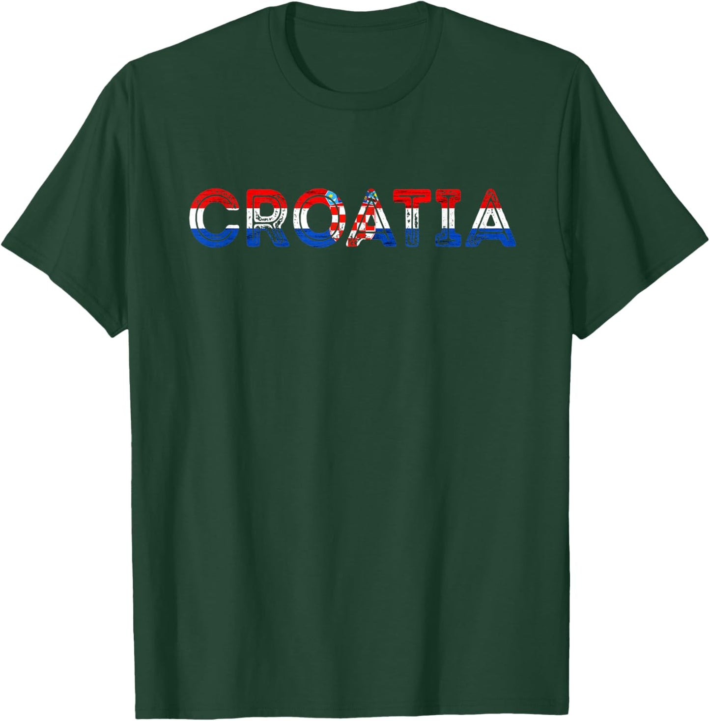 Croatia Hrvatska Croatian Pride Croatian Roots Croatian Flag T-Shirt - T-Shirt | Forest