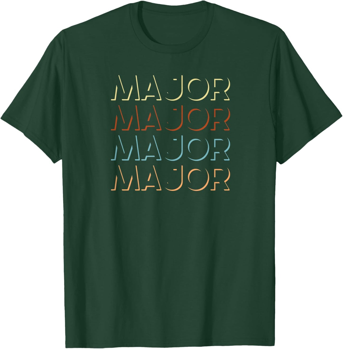 Major First Name My Personalized Named T-Shirt - T-Shirt | Forest