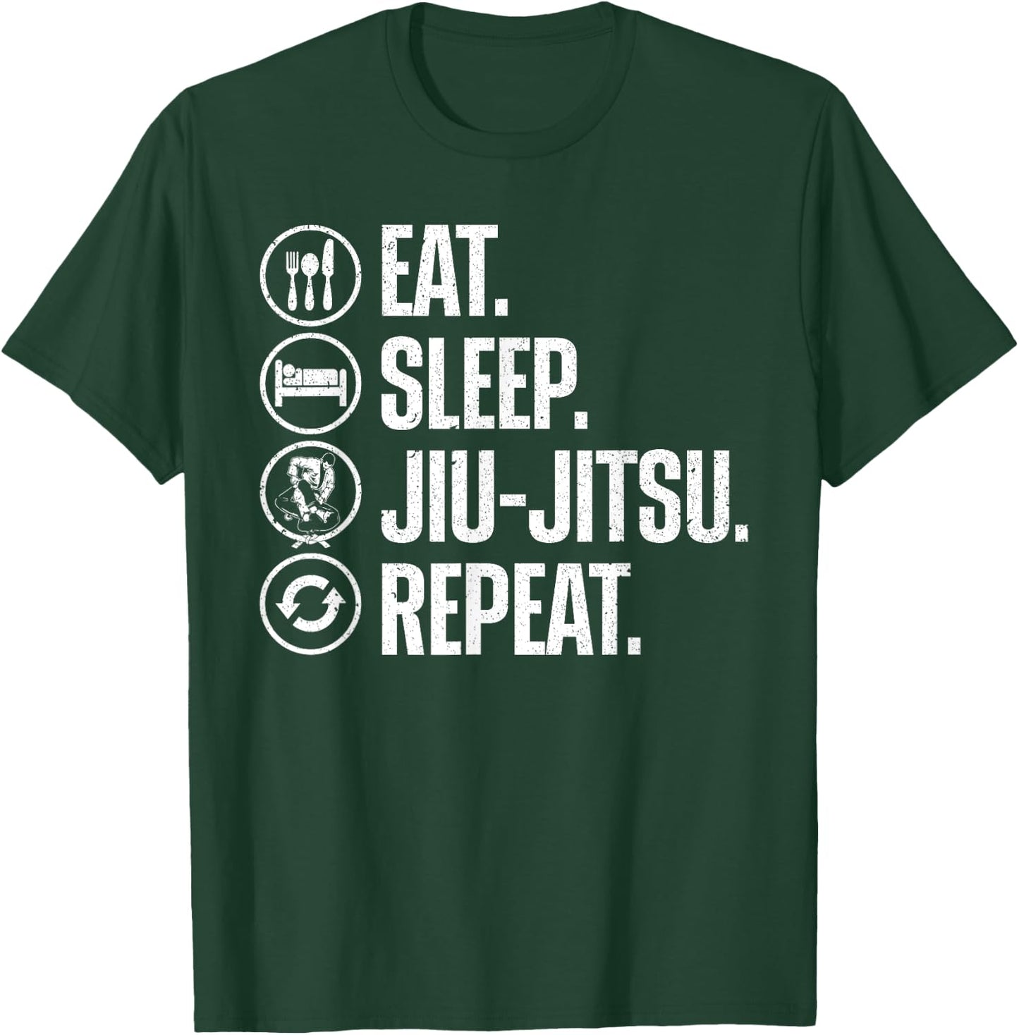Funny Jiu Jitsu Women Kids Brazilian Jiu Jitsu BJJ T-Shirt - T-Shirt | Forest