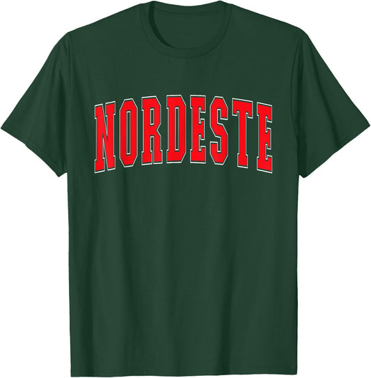 Nordeste Portugal Souvenirs Nordeste - Black, -Adults, Small, Short Sleeve, Cotton, Modern Themed Novelty, Love, Casual, All Seasons T-Shirt - T-Shirt | Forest