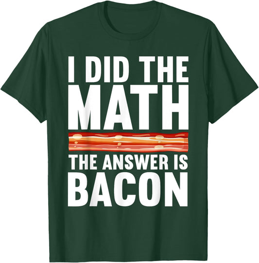 Best Bacon Art Women Food Pork Meat Bacon Lovers T-Shirt - T-Shirt | Forest