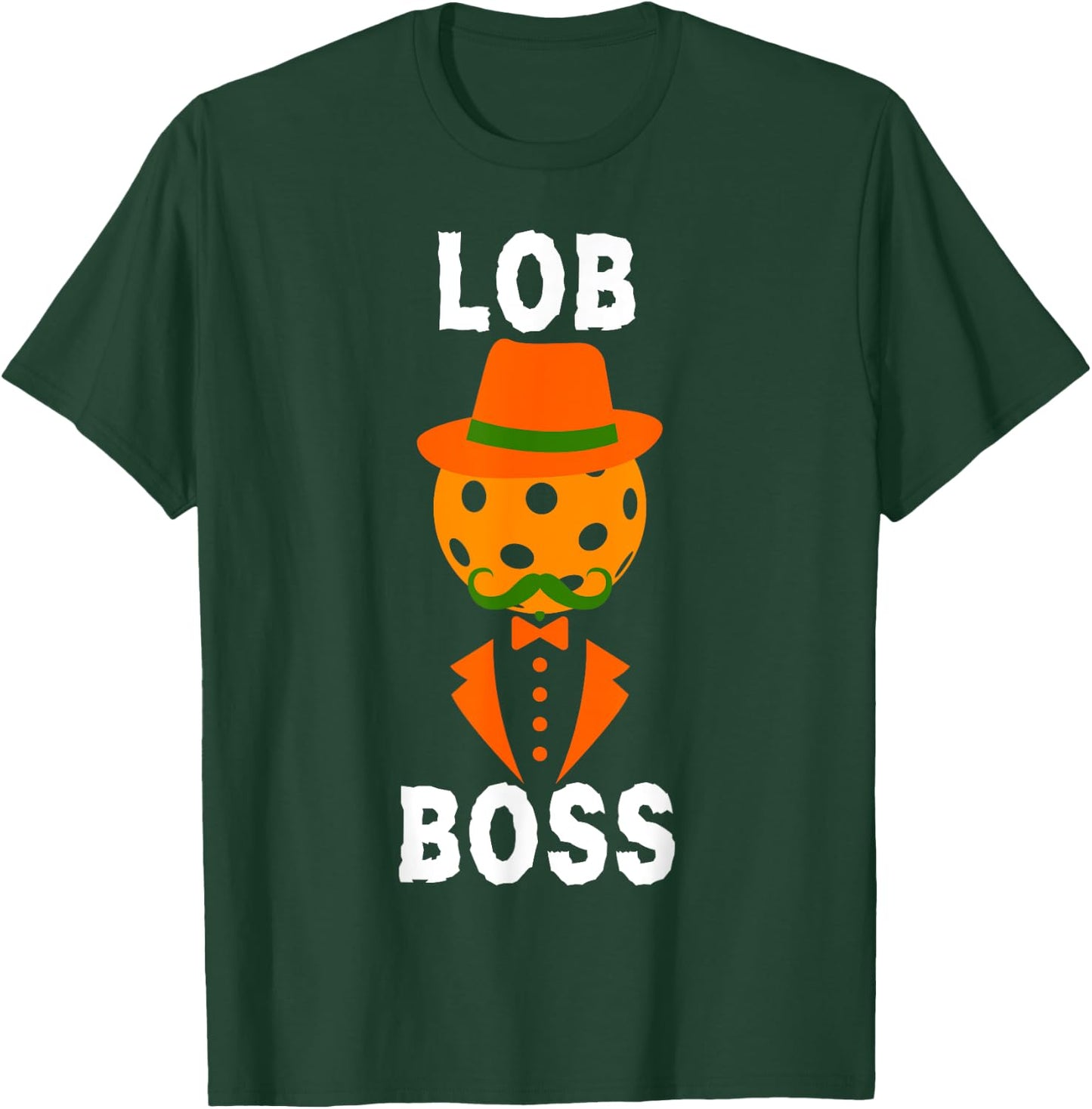 Lob Boss Funny Halloween Pickleball for Pickleball Lover T-Shirt - T-Shirt | Forest