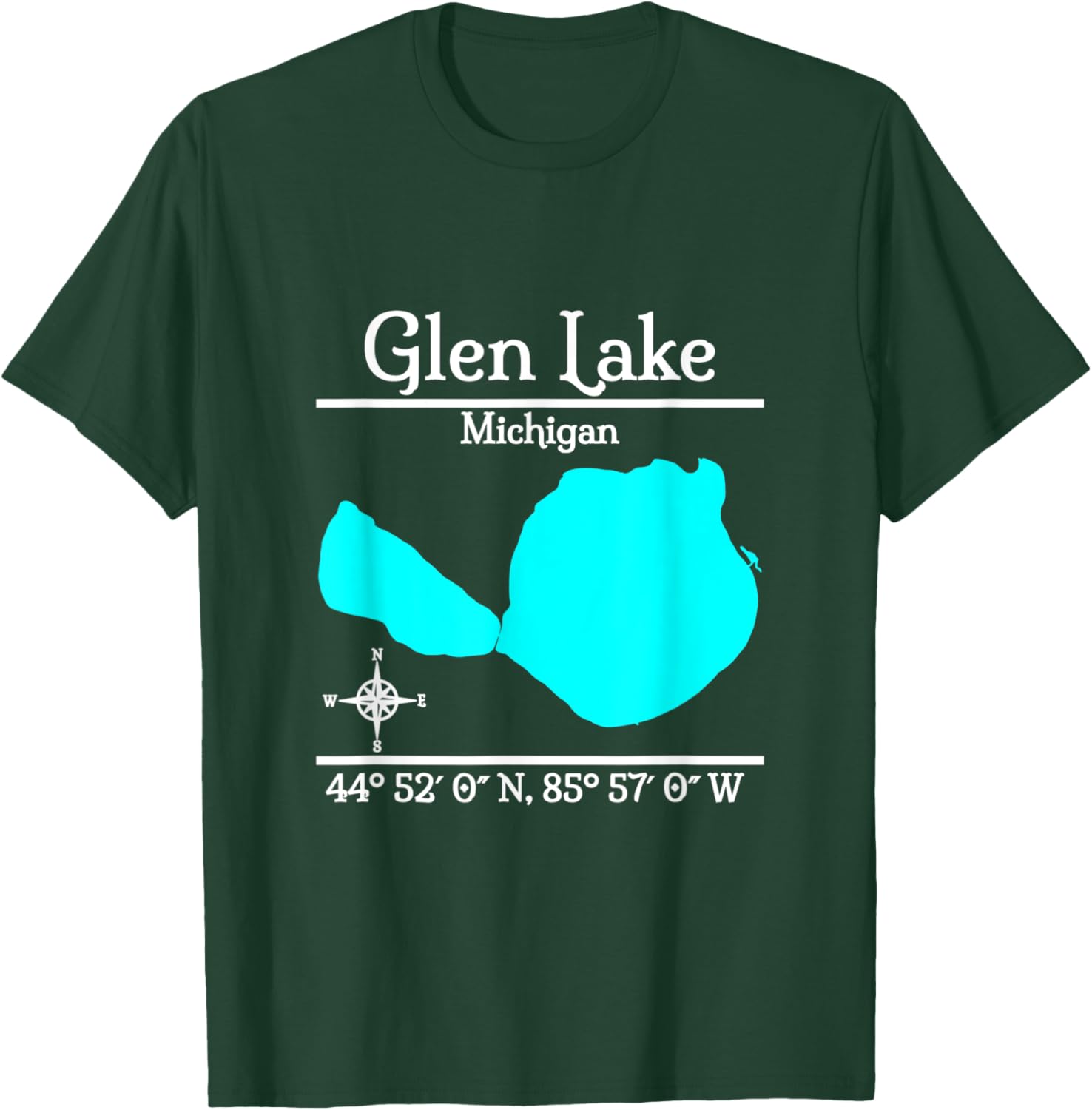 Glen Lake, Michigan T-Shirt - T-Shirt | Forest