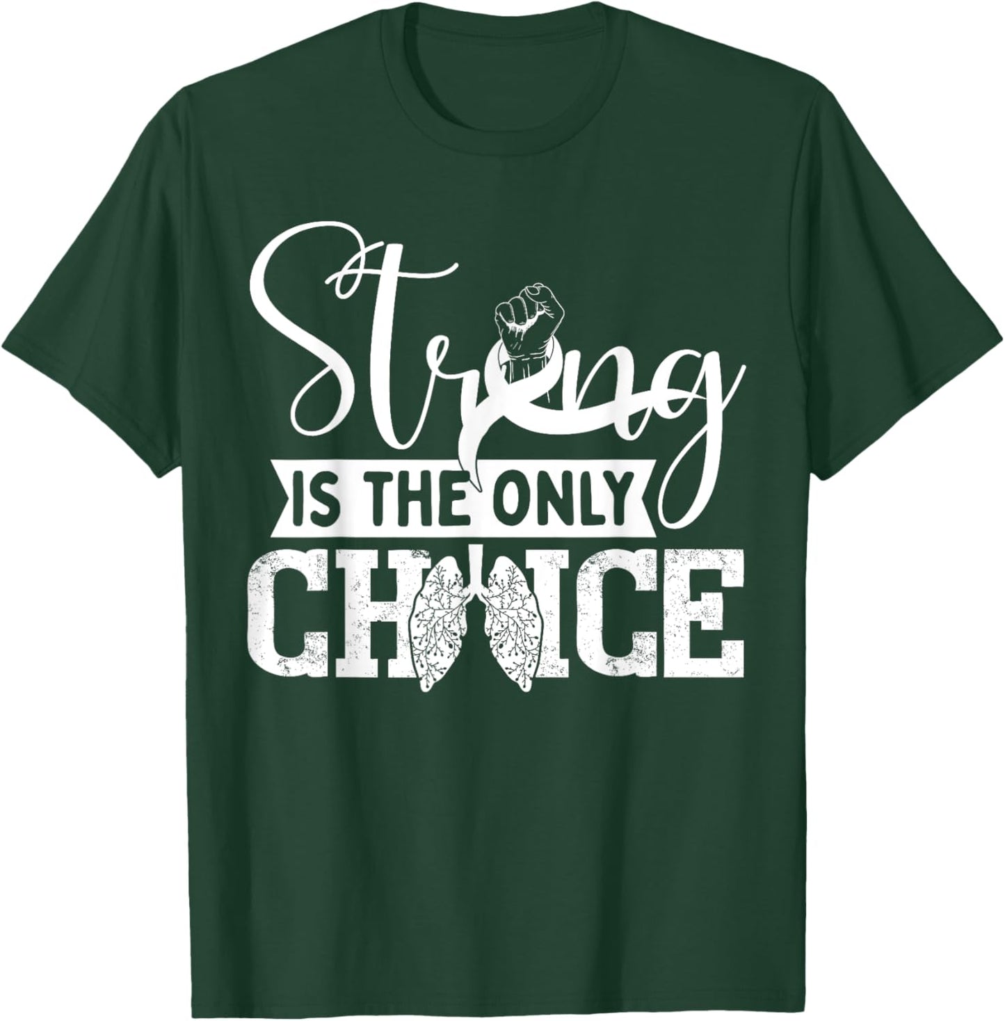 Lung Cancer Awareness T-Shirt - T-Shirt | Forest