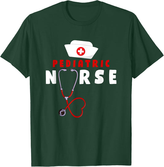 Pediatric Nurse T-Shirt - T-Shirt | Forest