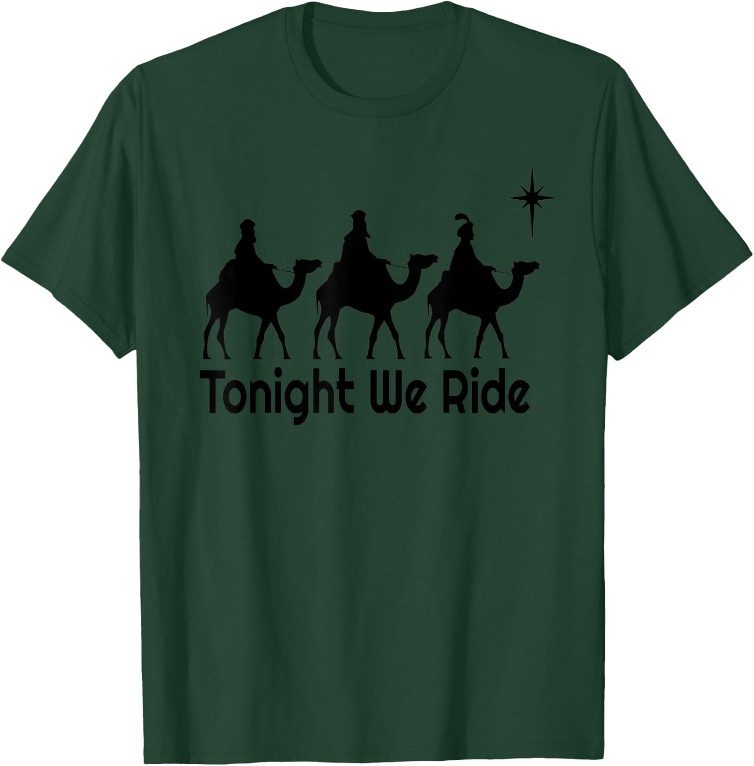 Christian Faith Christmas Funny Wisemen T-Shirt - T-Shirt | Forest