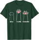 Rock Paper Scissors Hand Game Cute Paw Pet Lover Funny Cat T-Shirt - T-Shirt | Forest