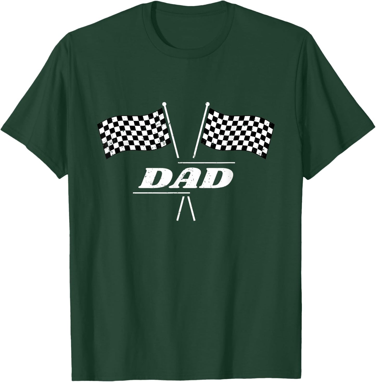 Pit Crew Dad Racing Car Family Matching Birthday Party T-Shirt - T-Shirt | Forest