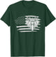 Patriotic American Biker Motorcycle Rider Gift US Flag Biker Men T-Shirt - T-Shirt | Forest