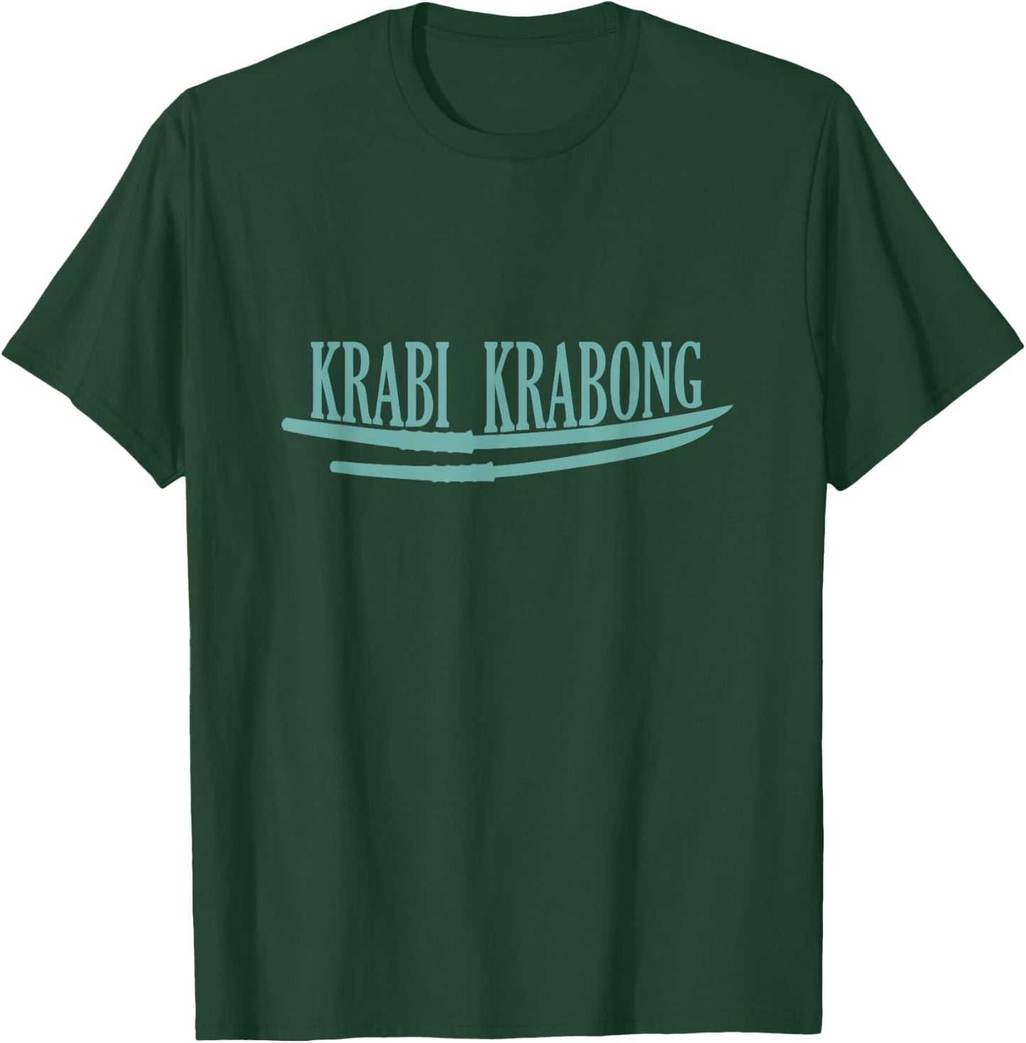 Krabi Krabong Sword and Epee Training T-Shirt - T-Shirt | Forest