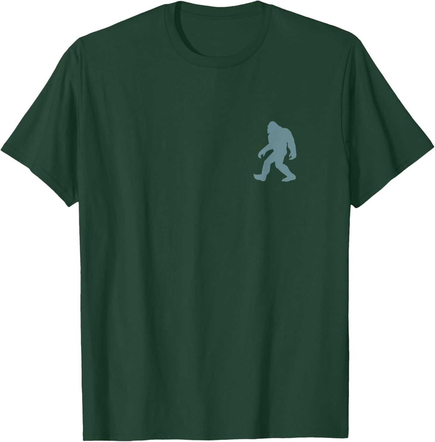 Funny Bigfoot Sasquatch Big Foot Squatch Pocket Minimalist T-Shirt - T-Shirt | Forest