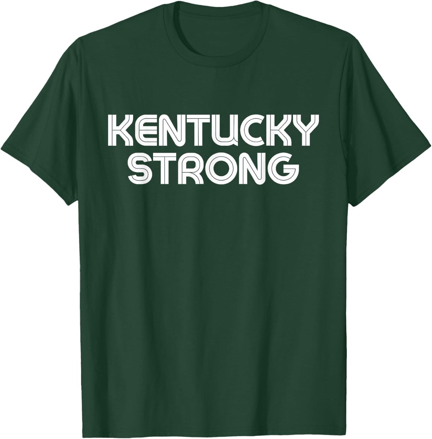 Retro Vintage Kentucky Strong & Kentucky Proud T-Shirt - T-Shirt | Forest