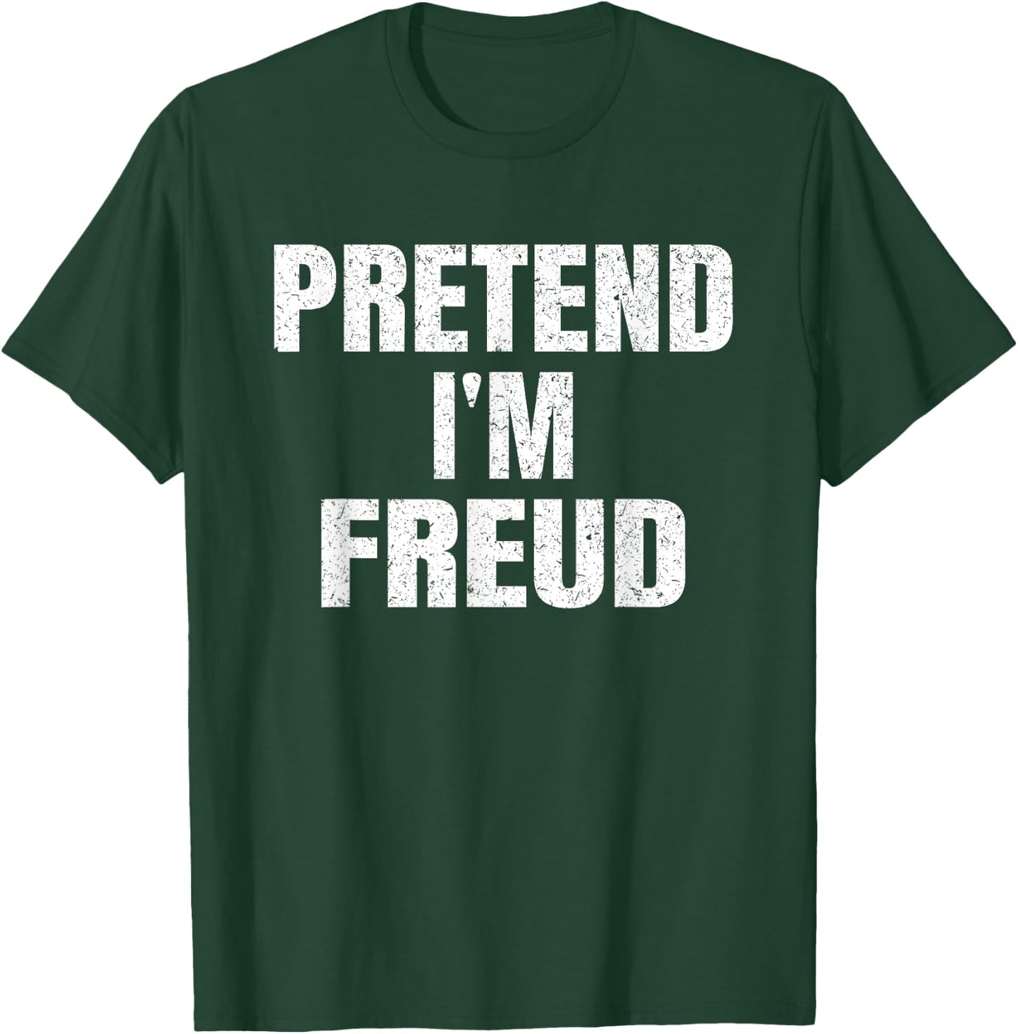 Pretend I'm Freud Lazy Easy Halloween Group Family Costume T-Shirt - T-Shirt | Forest