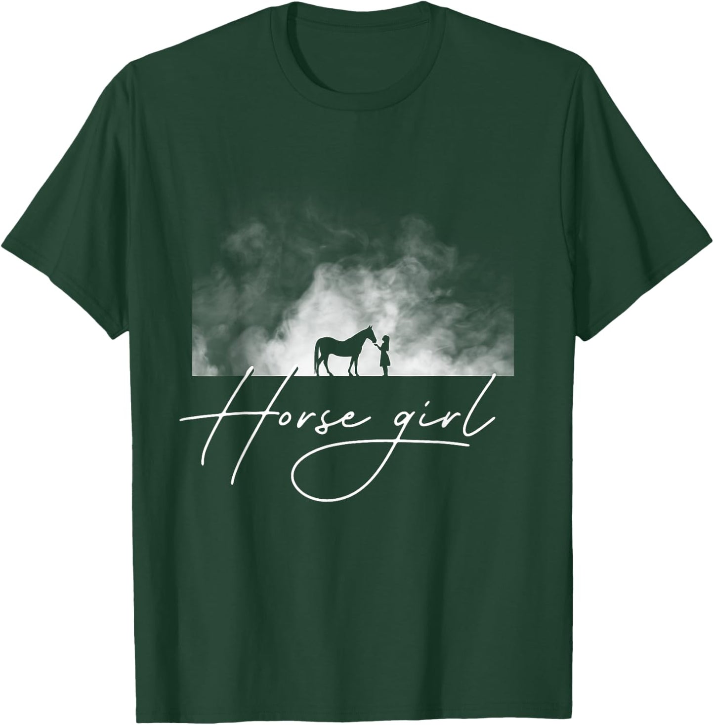 Horse Girl Horseback Riding Apparel - Horse T-Shirt - T-Shirt | Forest