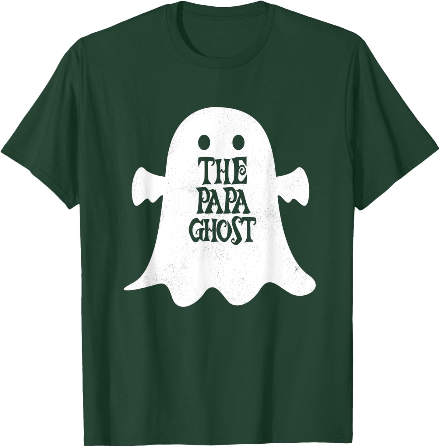 Papa Ghost Matching Family Group Halloween Party T-Shirt - T-Shirt | Forest