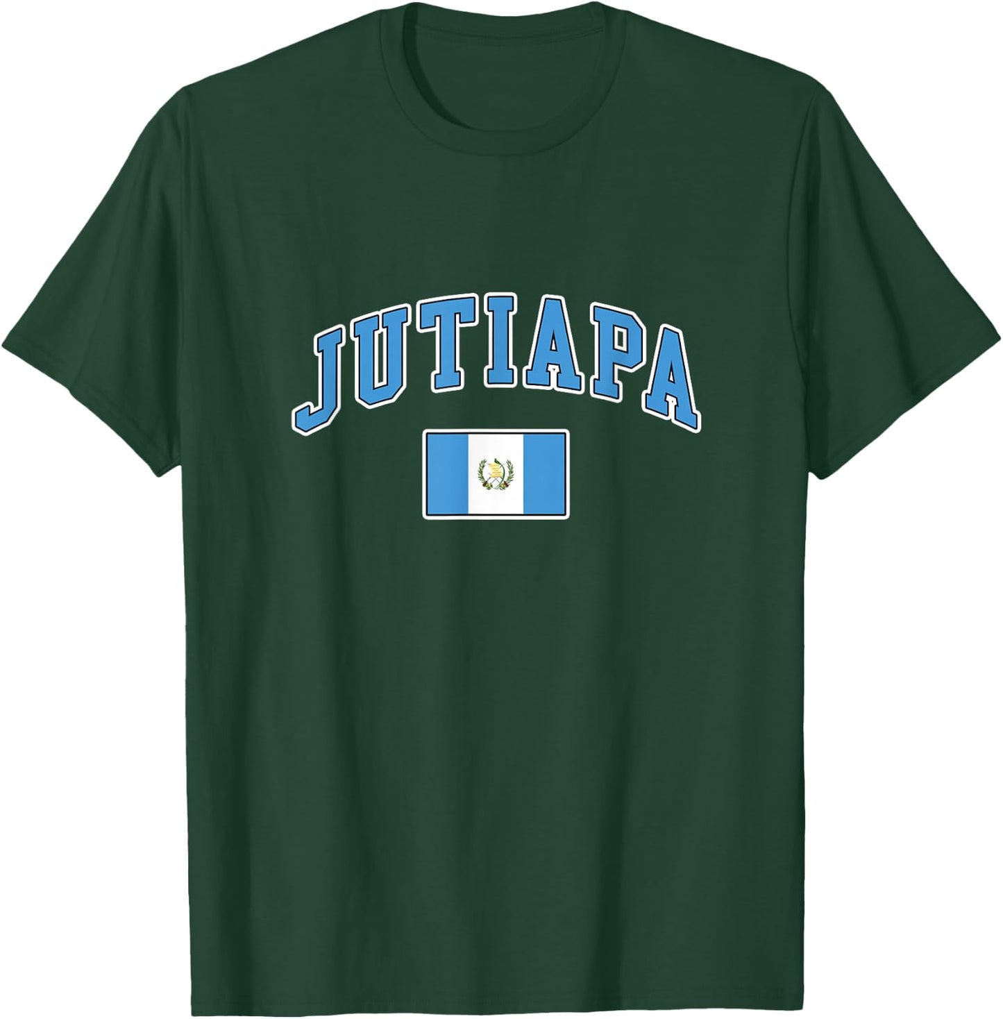Jutiapa con la bandera de Guatemala T-Shirt - T-Shirt | Forest