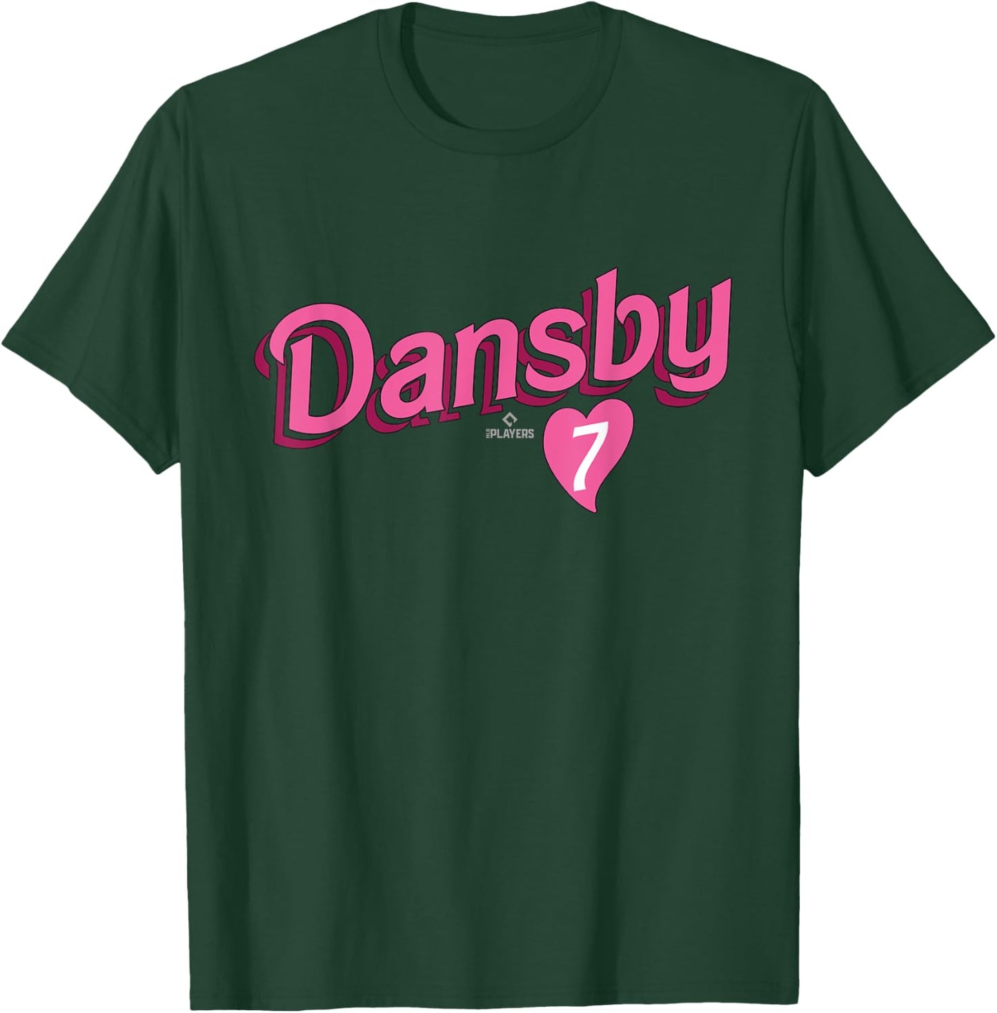 Dansby Swanson Chicago Baseball Valentine MLBPA T-Shirt - T-Shirt | Forest