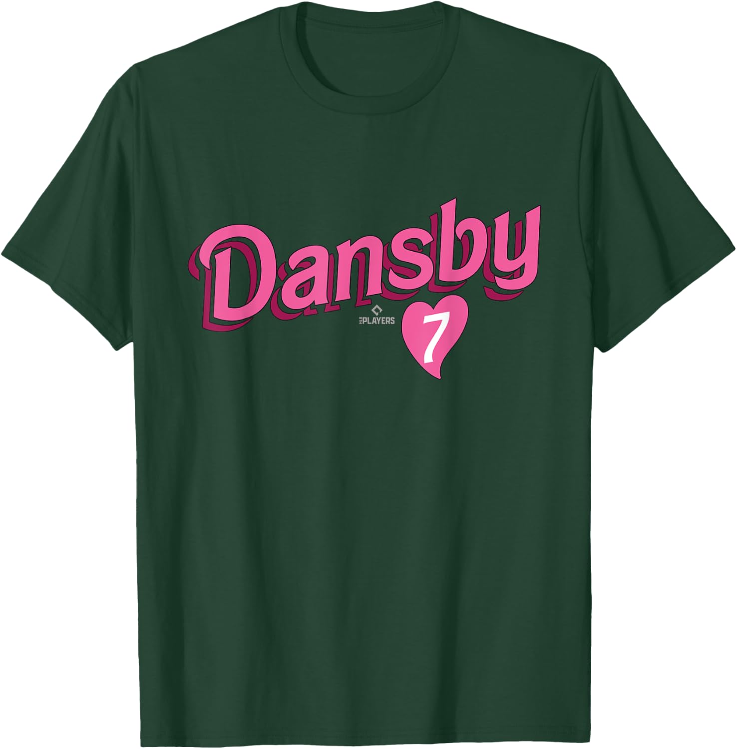 Dansby Swanson Chicago Baseball Valentine MLBPA T-Shirt - T-Shirt | Forest