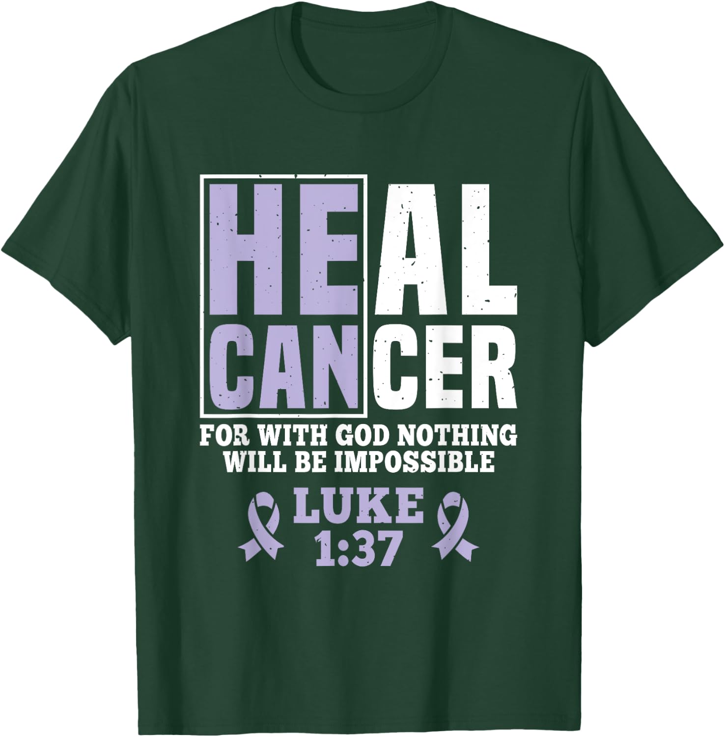 My God is Stronger Than Esophageal Cancer Survivor T-Shirt - T-Shirt | Forest