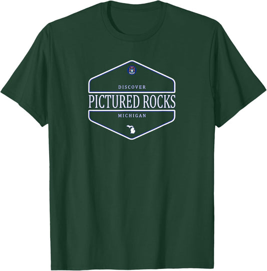 Pictured Rocks National Lakeshore Michigan T-Shirt - T-Shirt | Forest
