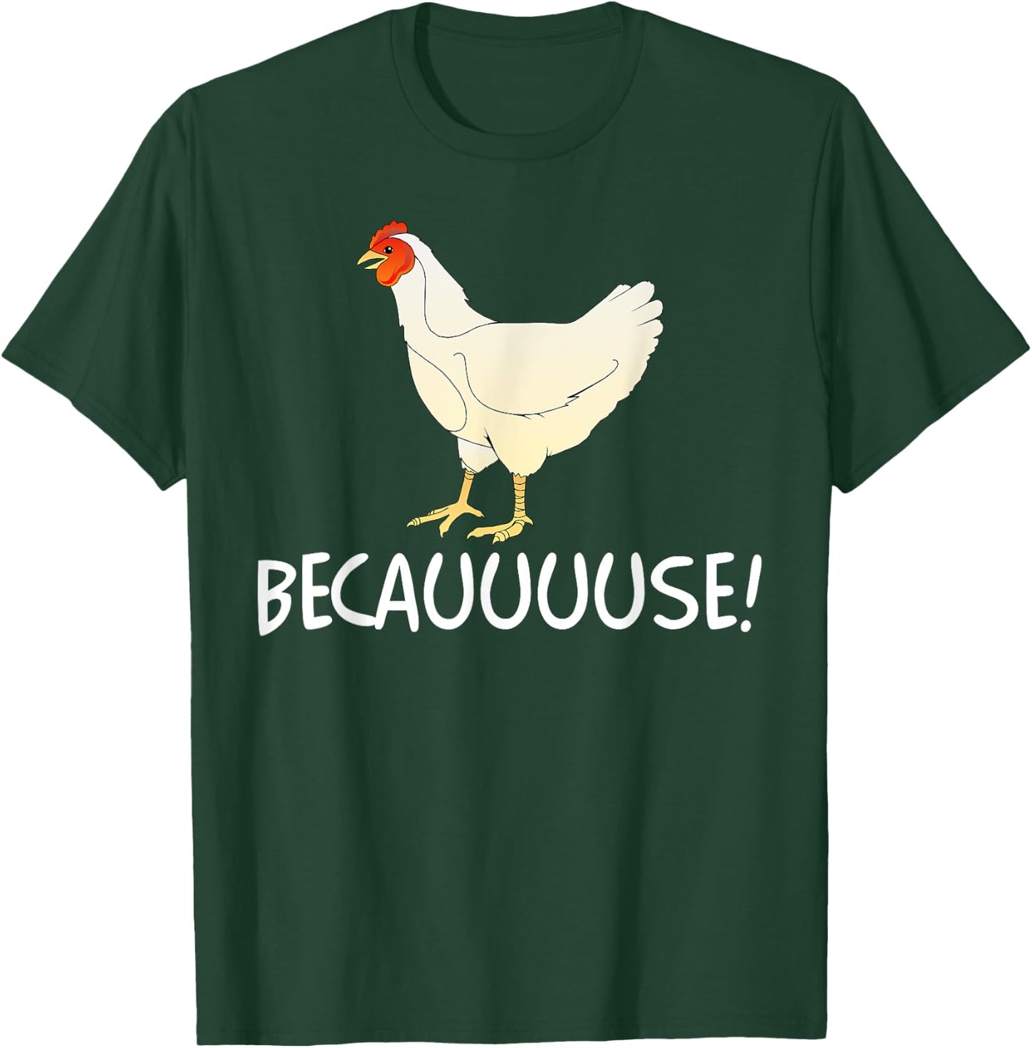 Why Are Chickens So Funny Because Funny Trending Meme T-Shirt - T-Shirt | Forest