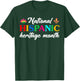 National Hispanic Heritage Month Mexican American Spanish T-Shirt - T-Shirt | Forest