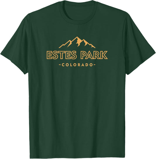 Vintage Estes Park Colorado Retro Mountain T-Shirt - T-Shirt | Forest