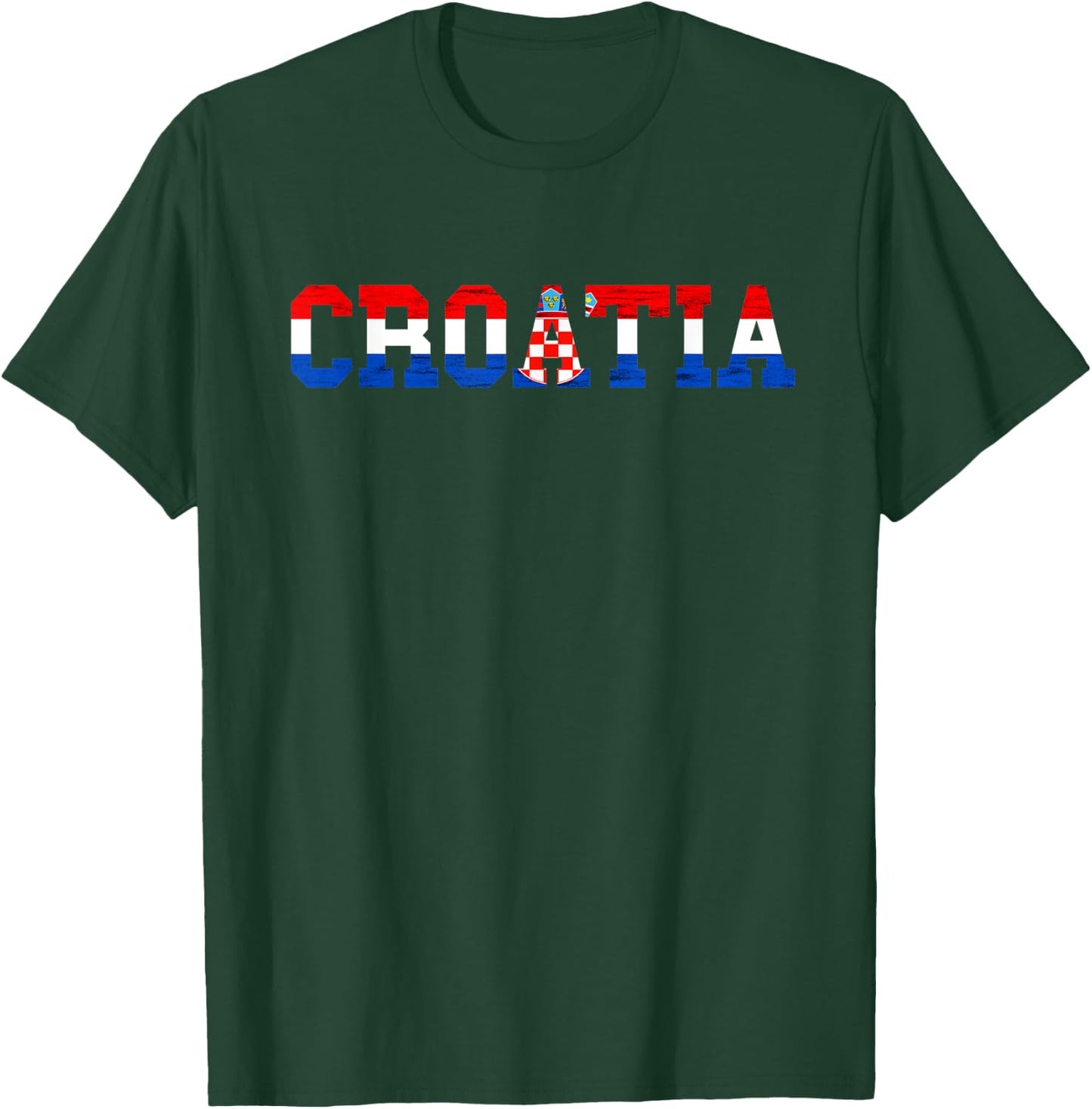 Croatia Flag Croatian Pride Hrvatska Croatian Roots Croatia T-Shirt - T-Shirt | Forest