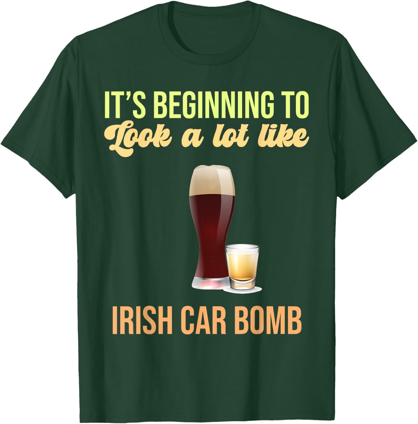 Its Beginning To Look A Lot Like Irish Car Bomb Toast to the T-Shirt - T-Shirt | Forest