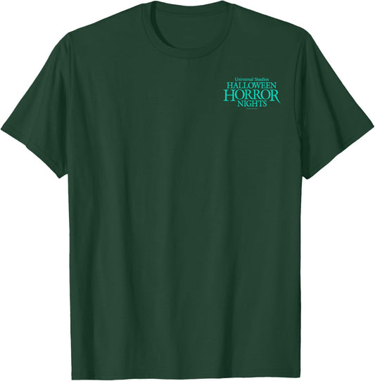 Halloween Horror Nights HHN Universal Monsters Front & Back T-Shirt - T-Shirt | Forest