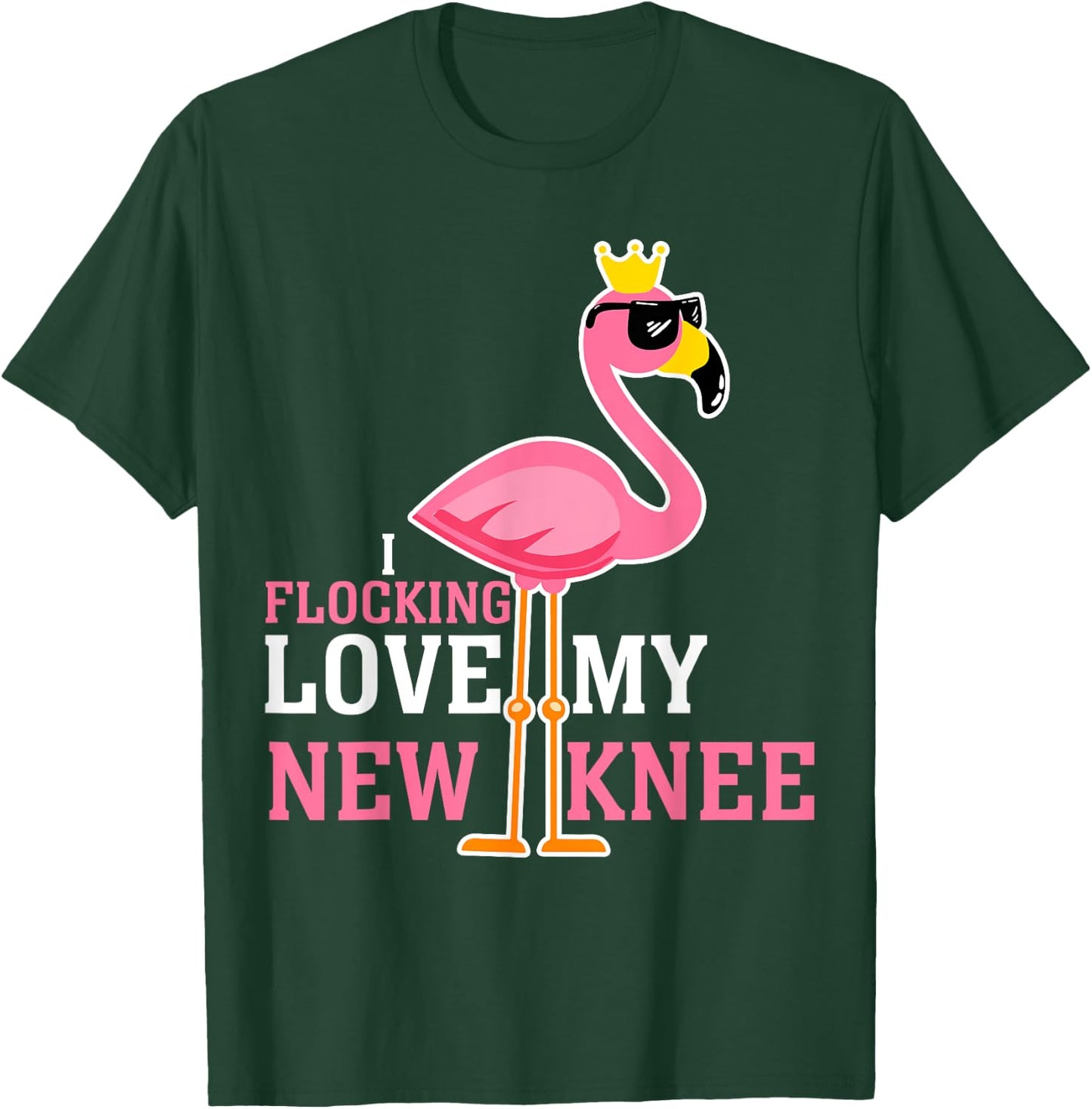 Funny Knee Replacement Surgery Get Well Soon Joke Gag Outfit T-Shirt - T-Shirt | Forest
