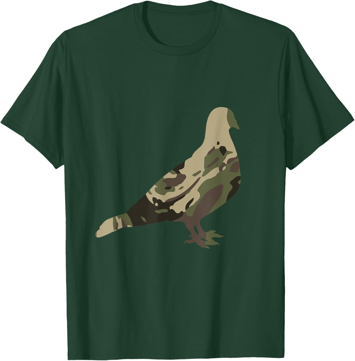 Dove Hunting Trip messy bun Hunters Bird Military Dove Camo T-Shirt - T-Shirt | Forest