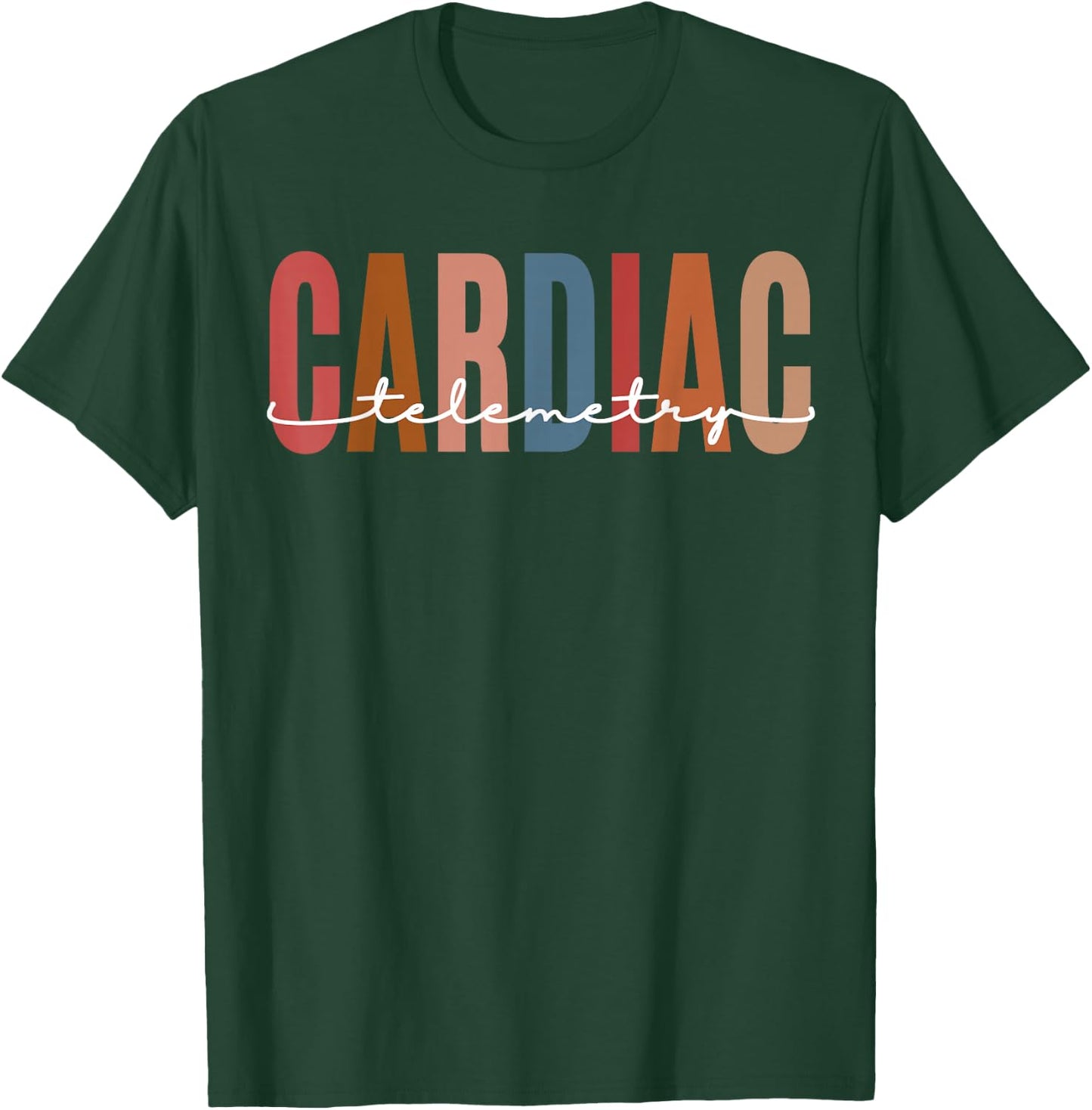 Cardiac Telemetry Nursing Funny Progressive Care Nurse T-Shirt - T-Shirt | Forest