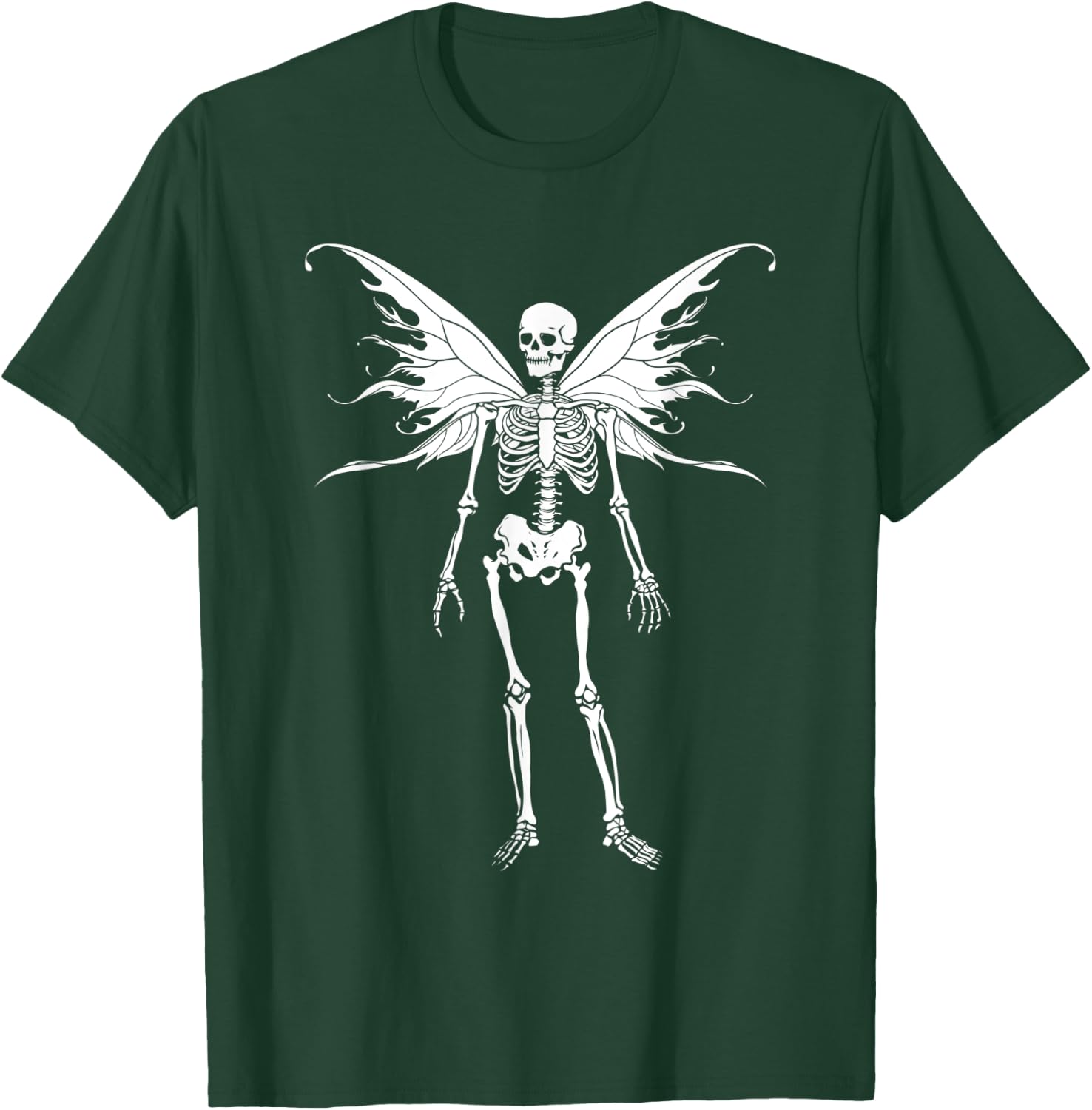 Fairy Grunge Fairycore Aesthetic clothes Y2K Skeleton T-Shirt - T-Shirt | Forest