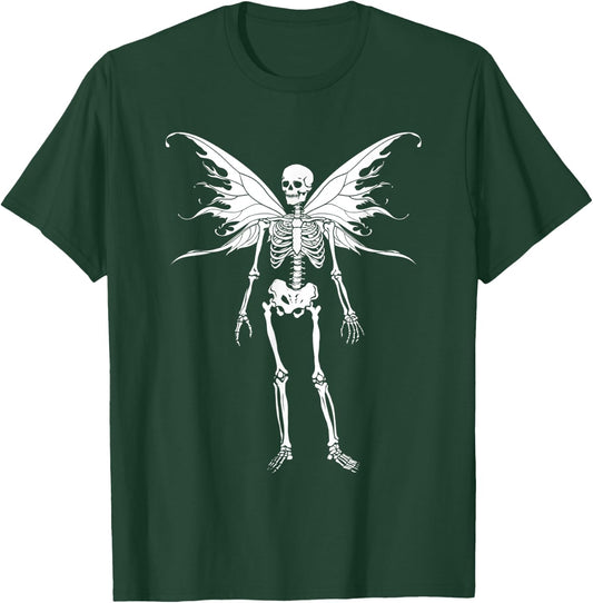 Fairy Grunge Fairycore Aesthetic clothes Y2K Skeleton T-Shirt - T-Shirt | Forest