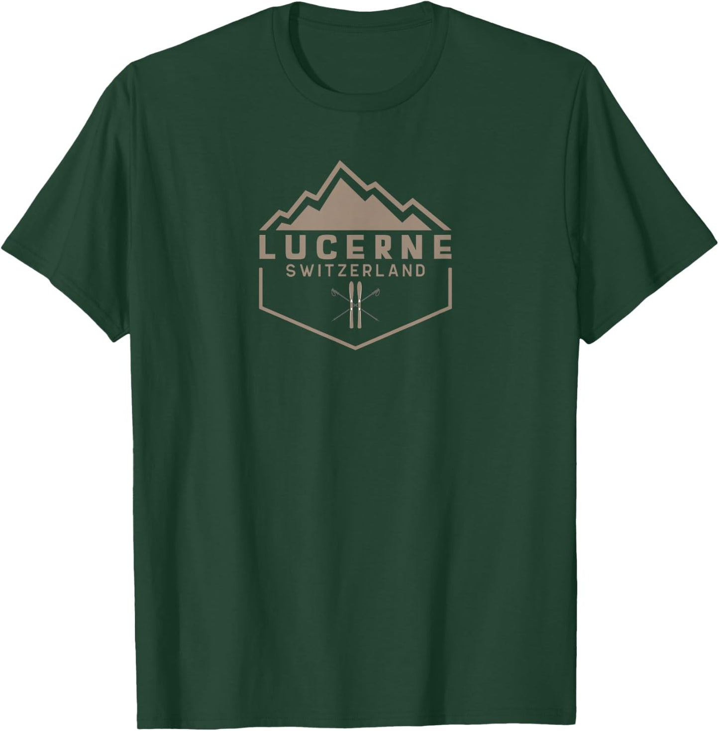 Lucerne Switzerland T-Shirt - T-Shirt | Forest