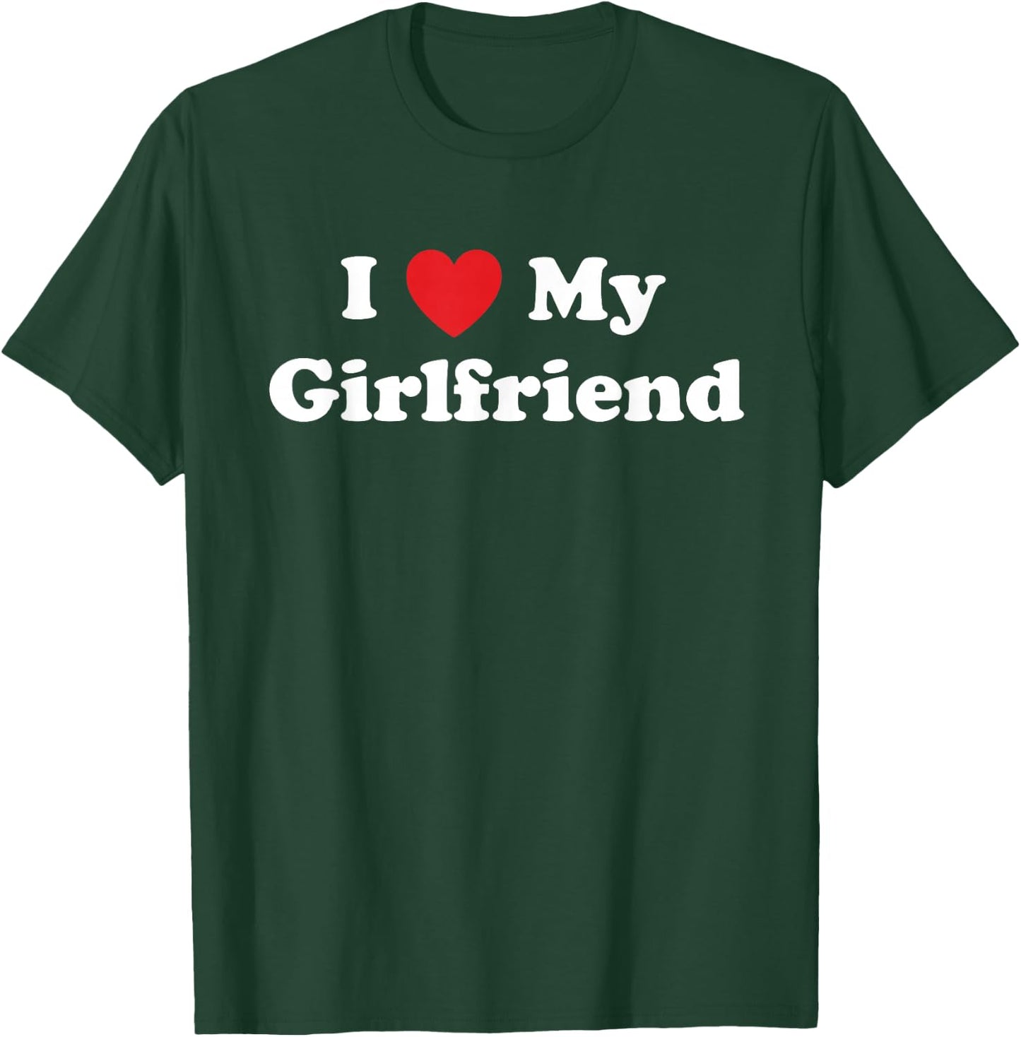 I Love My Girlfriend Classic in Black T-Shirt - T-Shirt | Forest