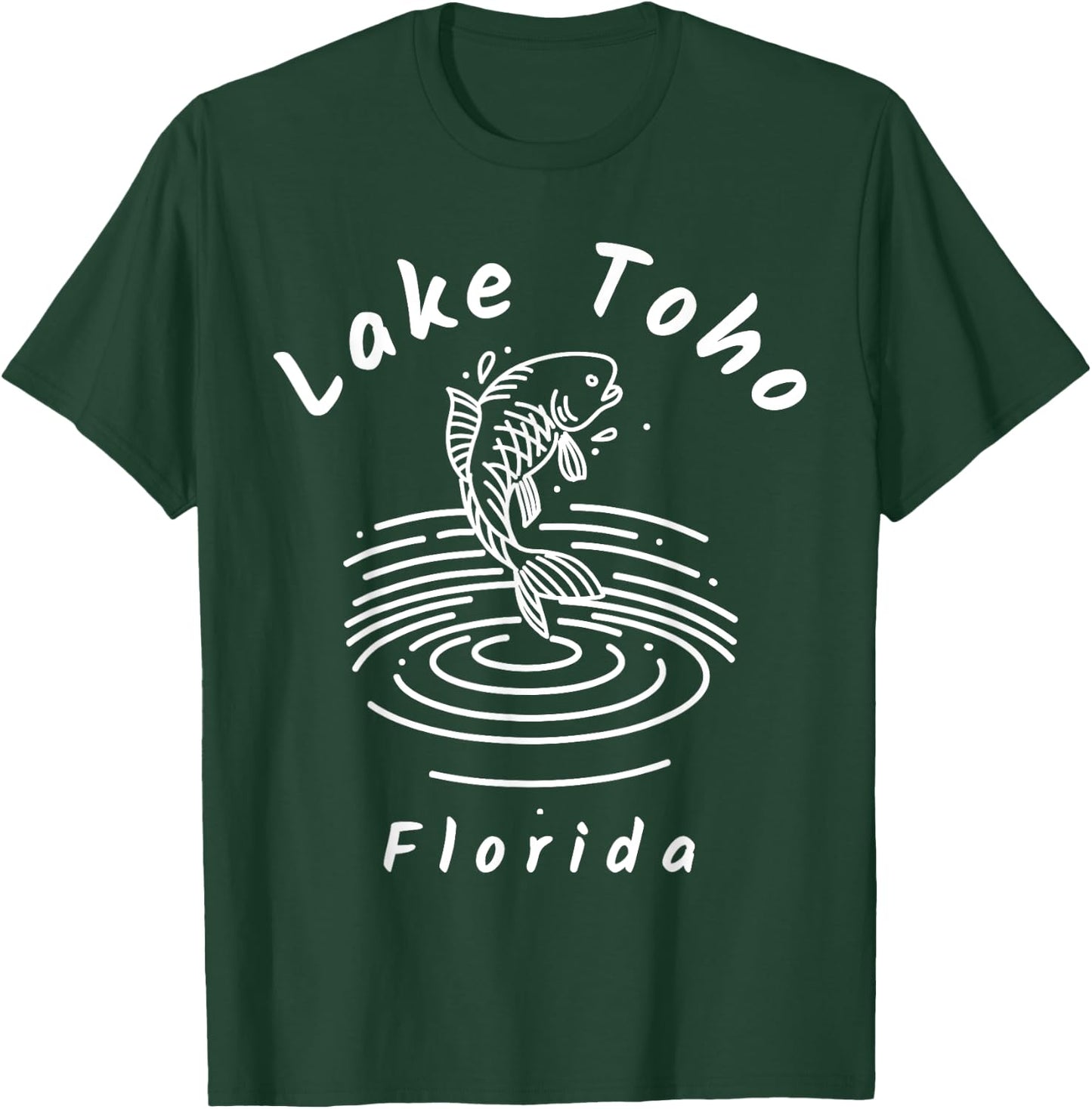 Lake Toho Florida Souvenir T-Shirt - T-Shirt | Forest