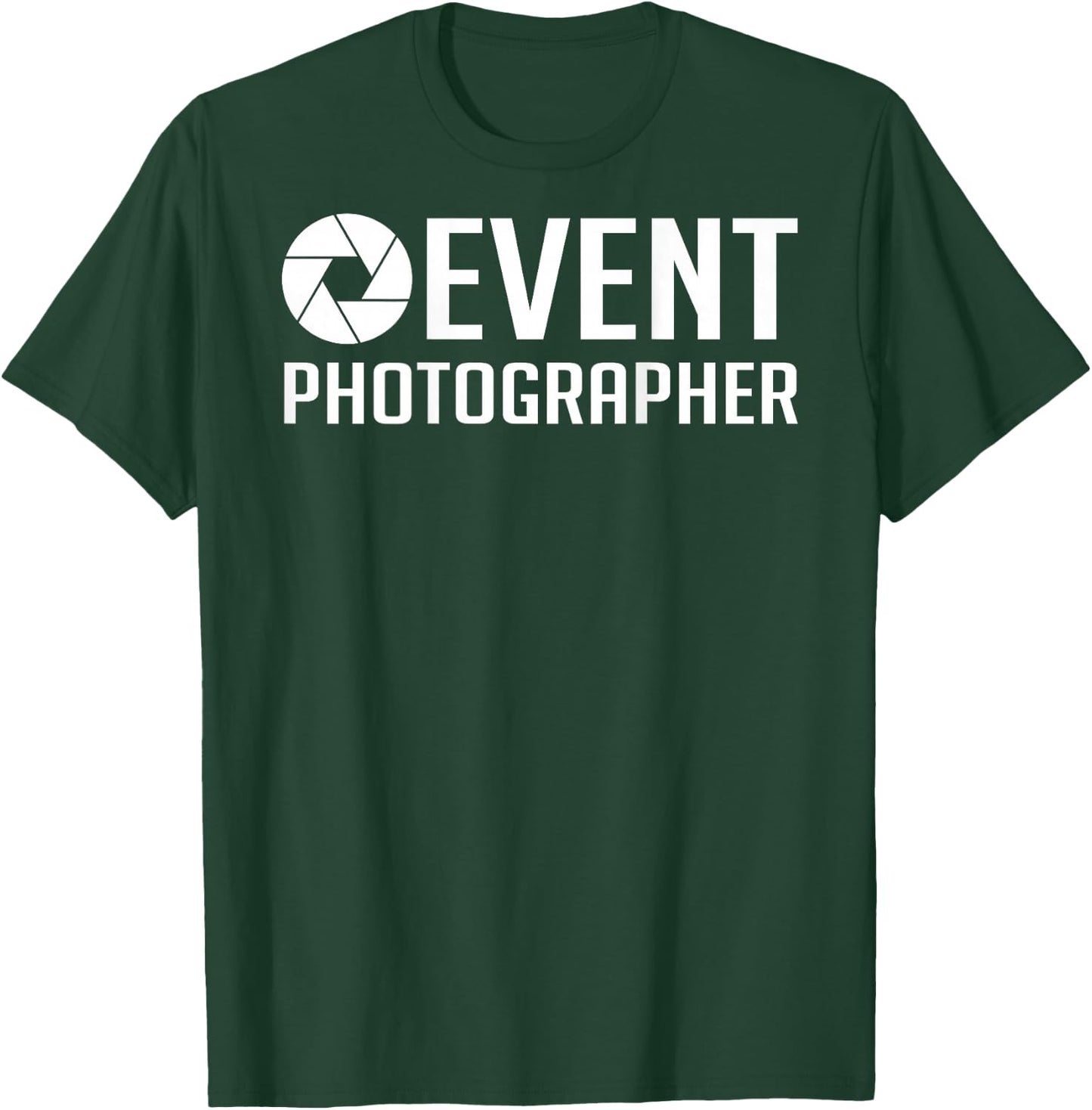 Official Staff Job (Back Printed) Event Photographer T-Shirt - T-Shirt | Forest