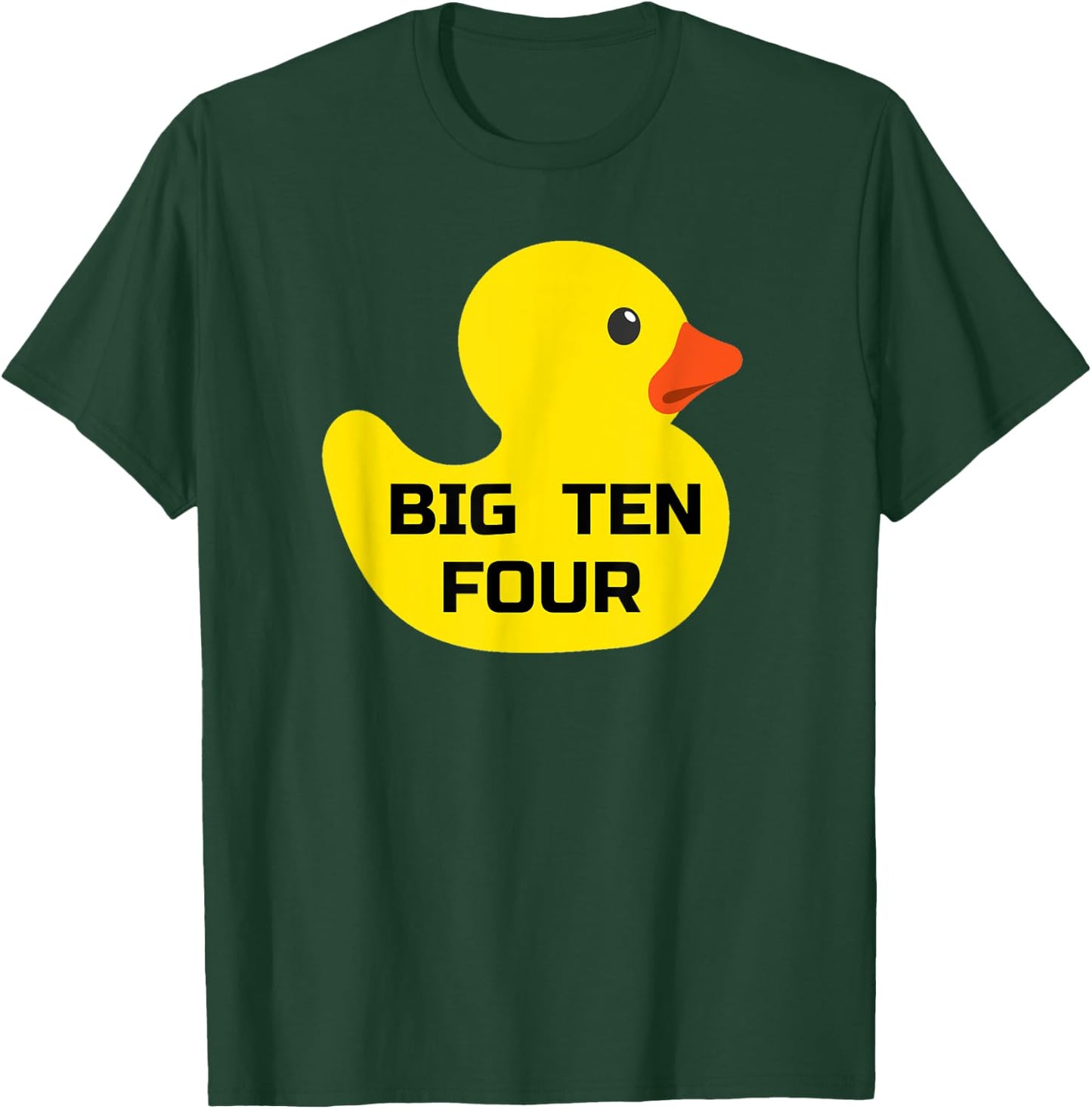 Trucker Rubber Ducky Big , Ten Four 10 , 4 T-Shirt - T-Shirt | Forest