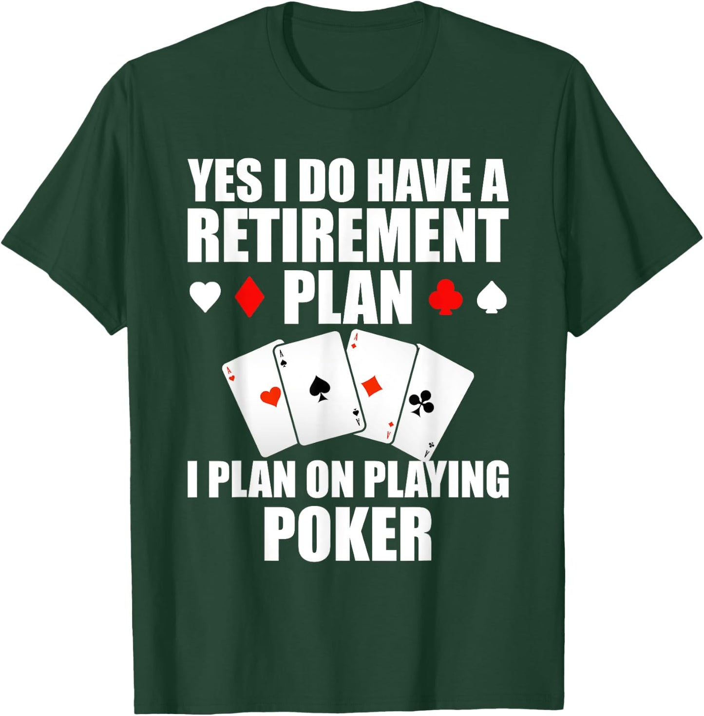 Funny Poker Design Women Poker Player Casino Gambler T-Shirt - T-Shirt | Forest