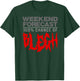 100% CHANCE OF BLEGH Funny Heavy Metal Moshpit Band T-Shirt - T-Shirt | Forest