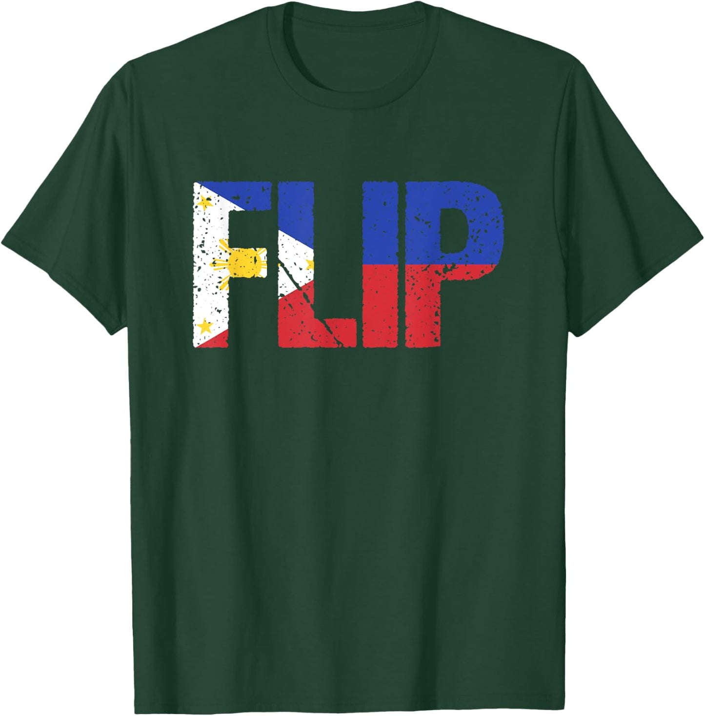 Flip Philippines Pinoy Pinay Filipino Filipina T-Shirt - T-Shirt | Forest