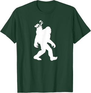 Bigfoot Golf funny Bigfoot Golfing T-Shirt - T-Shirt | Forest