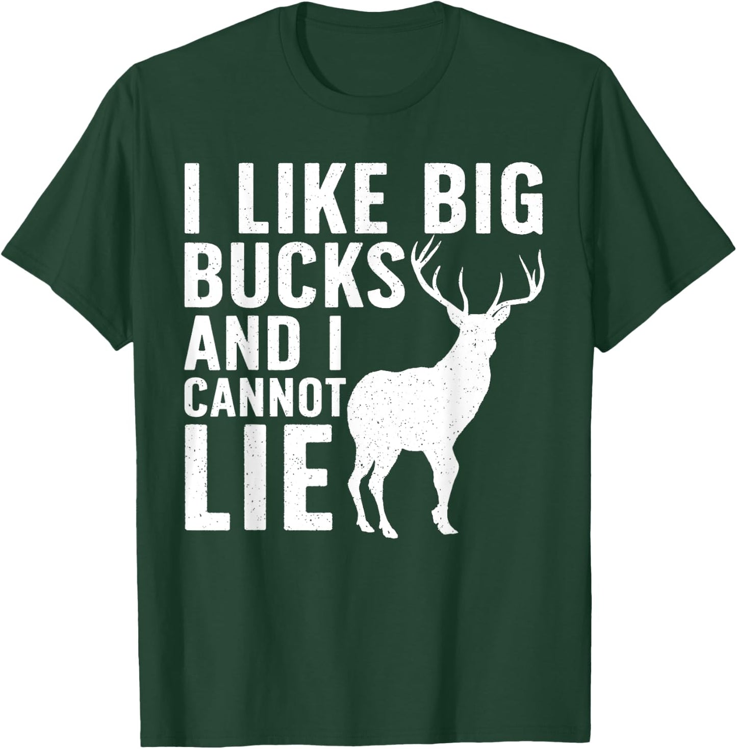 Deer Hunting Art Dad Wildlife Hunter Whitetail Bucks T-Shirt - T-Shirt | Forest