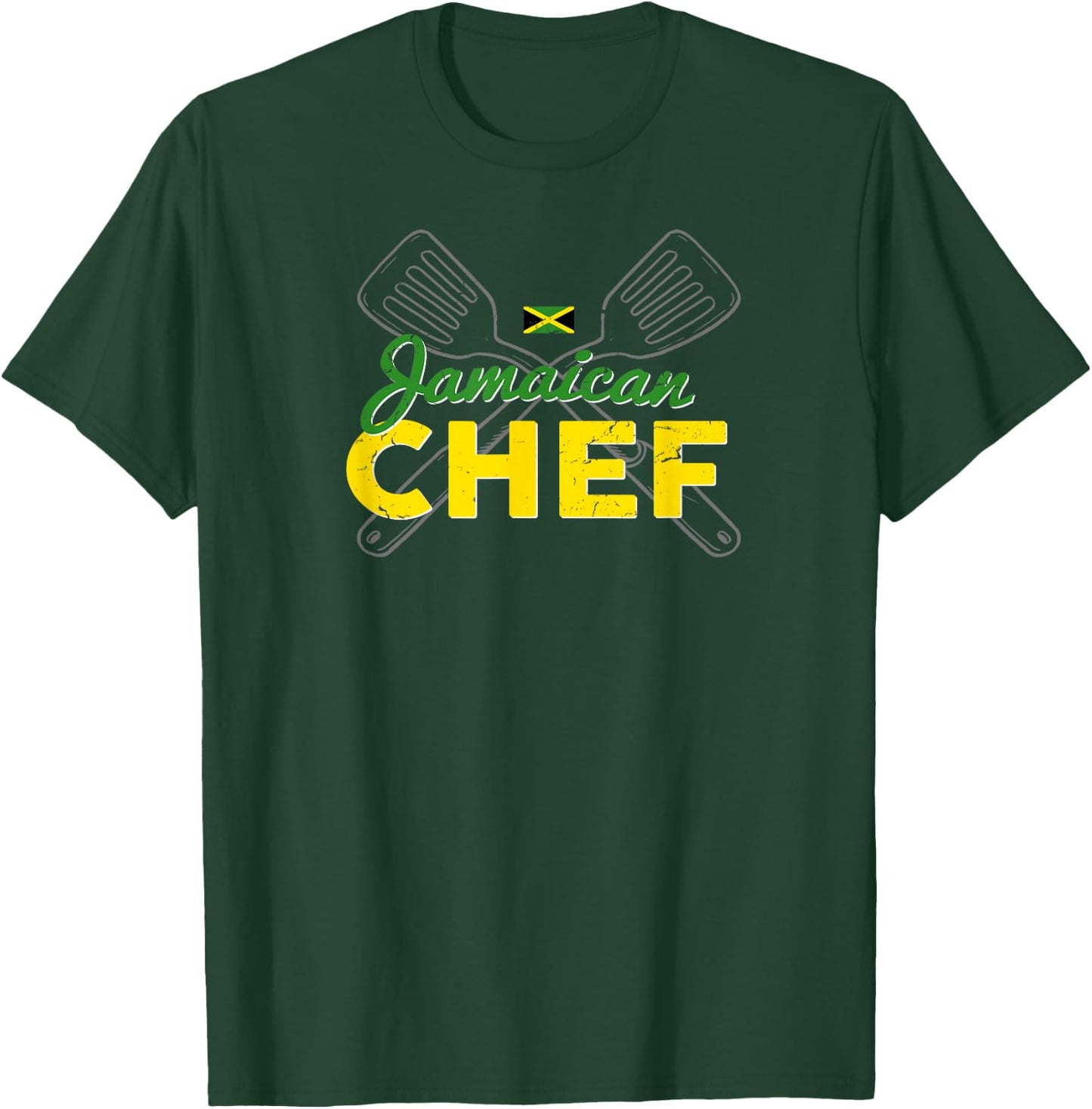 JAMAICAN CHEF Best Cooking Women & Men T-Shirt - T-Shirt | Forest