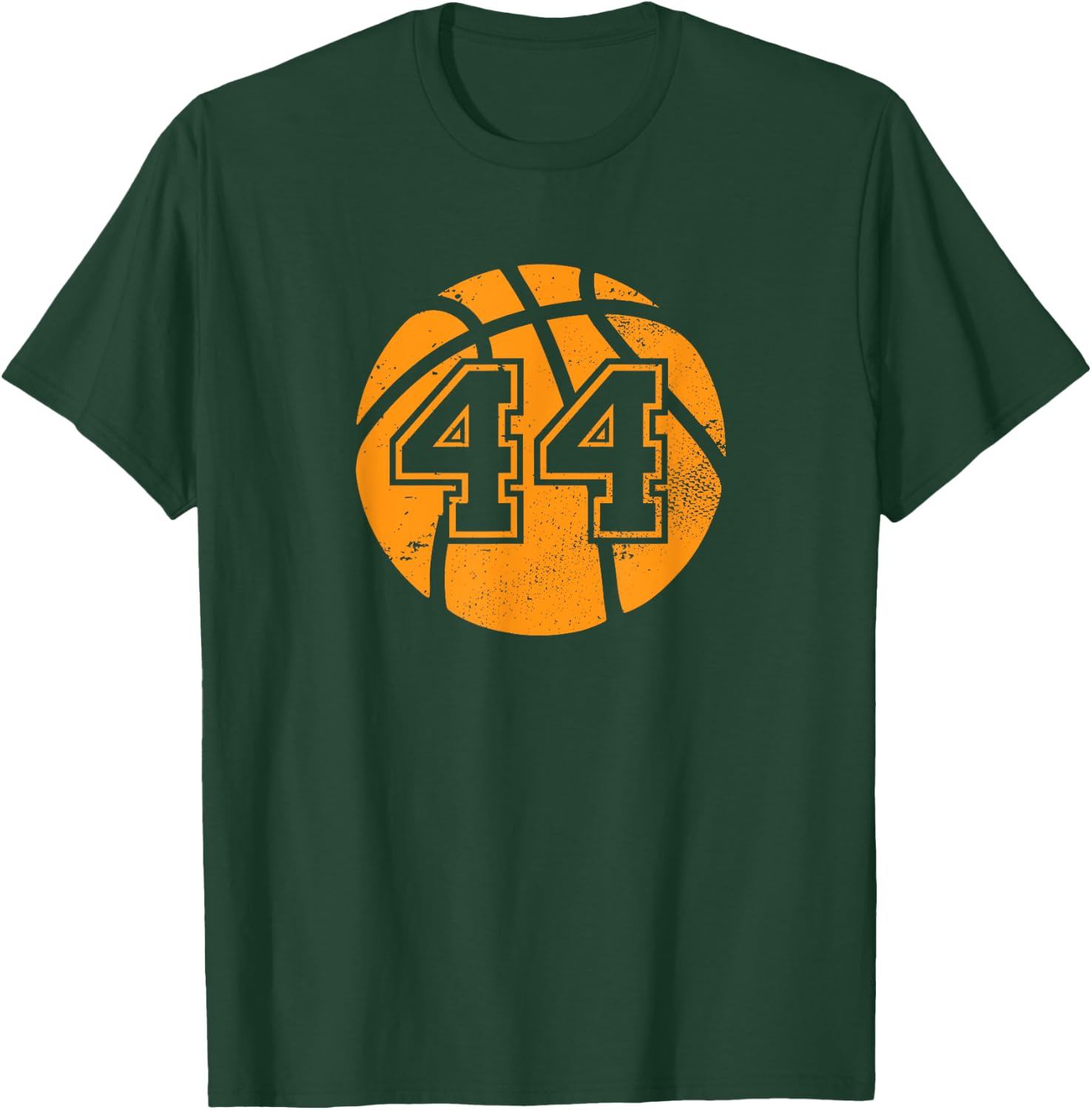 Basketball Player #44 Basketball Mom Dad Jersey Number 44 T-Shirt - T-Shirt | Forest