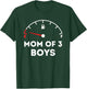 Mom of 3 Boys Running on Empty Funny Mothers Day T-Shirt - T-Shirt | Forest