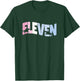 11 Year Old Cute Horse Riding Birthday Girl 11th B-day T-Shirt - T-Shirt | Forest