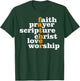 Religious Dad Christian Believer Fatherhood Fathers Day T-Shirt - T-Shirt | Forest